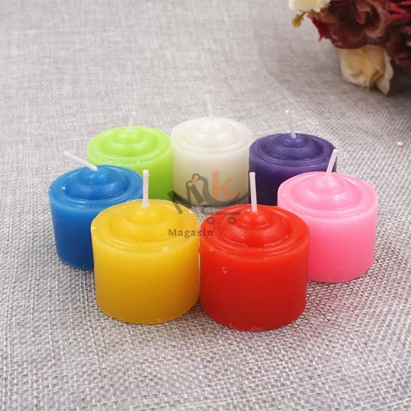 Lot de 4 mini bougies parfumées 2cm
