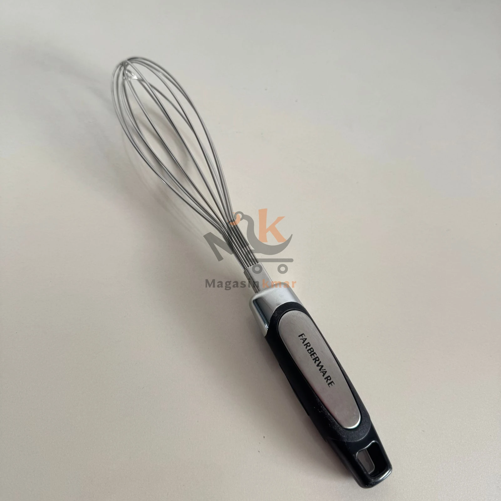 Fouet manuel en acier inoxydable 30 cm – Ustensile robuste pour cuisine et pâtisserie