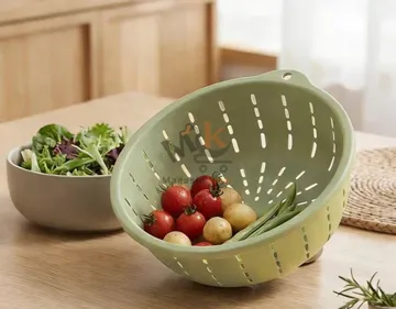 Passoire à légumes en plastique 28 cm – Égouttoir pratique pour cuisine