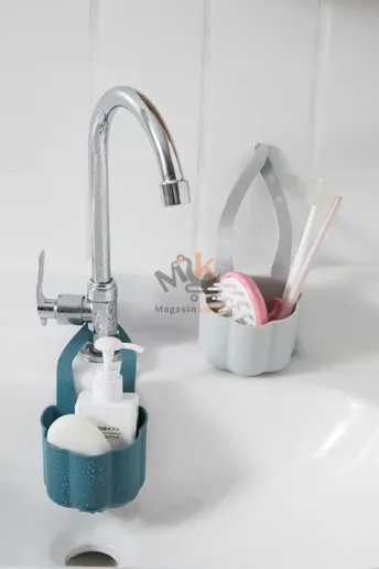 Organisateur suspendu en silicone – Rangement pratique pour cuisine et salle de bain