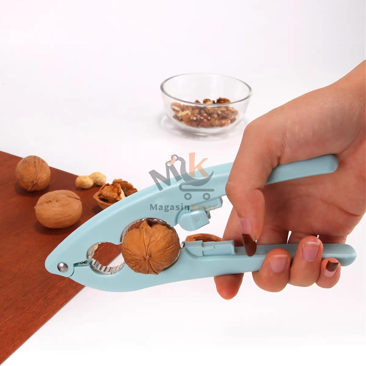 Casse-noix en acier avec poignée plastique – 18 cm – Outil robuste et pratique