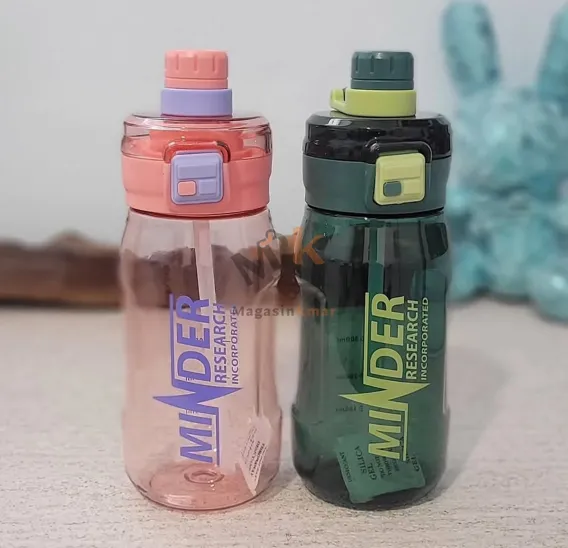 Bouteille d’eau MINDER en plastique alimentaire Bouteille d’eau MINDER en plastique alimentaire