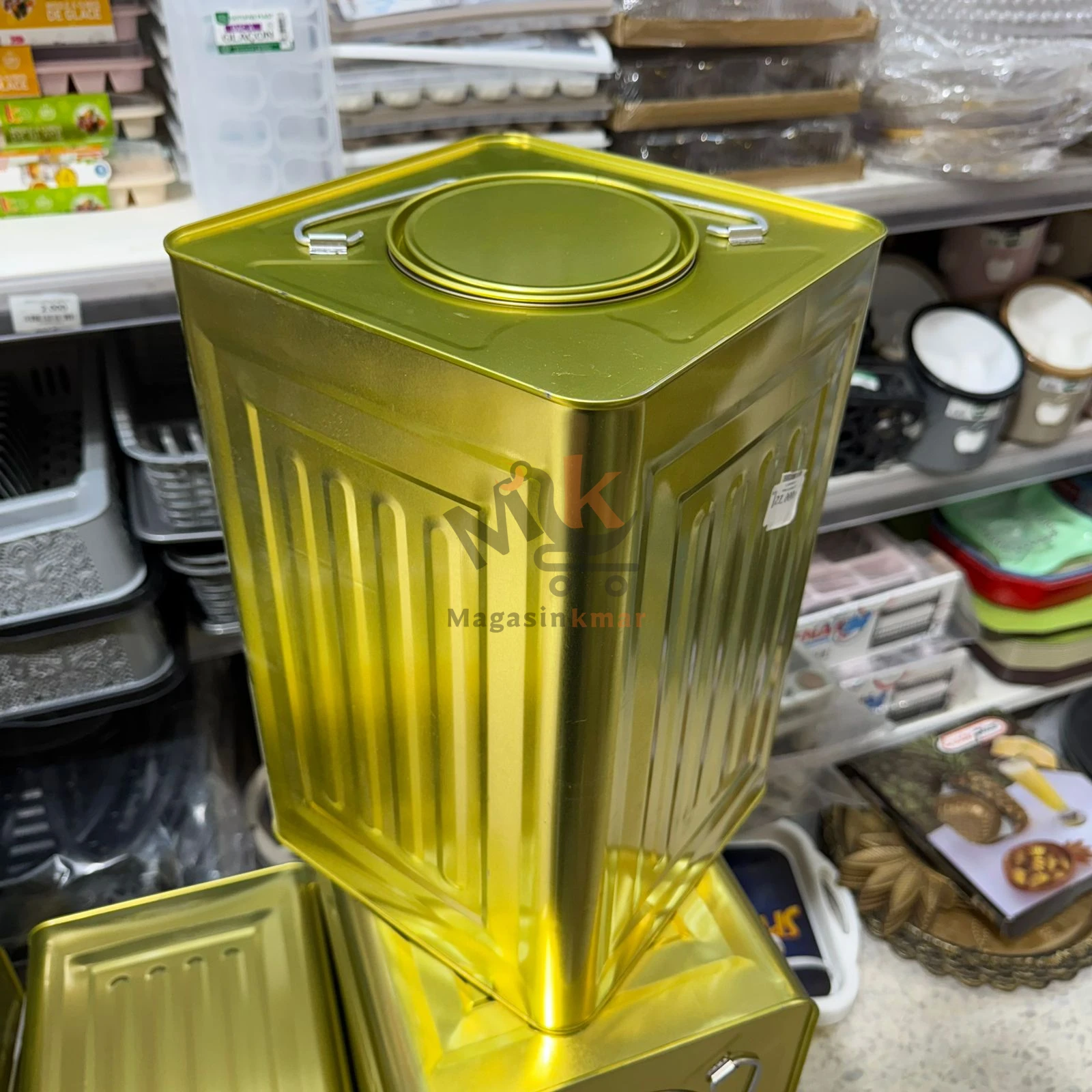 Bidon à huile métallique 20L – Récipient robuste pour stockage et transport