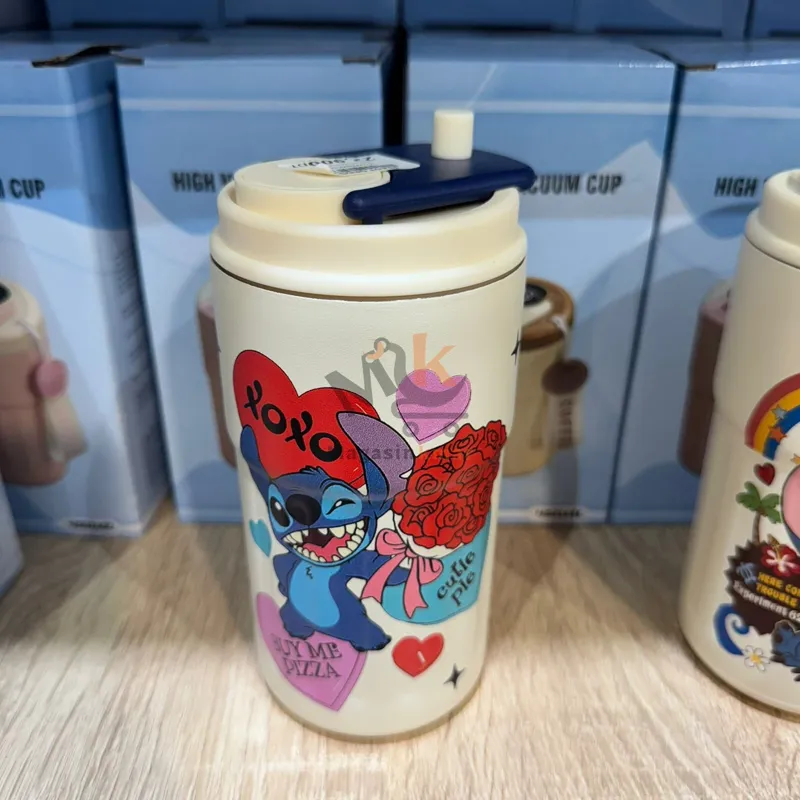 Thermos stitch en acier inoxydable 450 ml – Boisson chaude ou froide longue durée