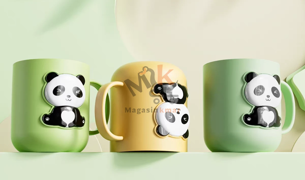 Gobelet en plastique avec design animal – 400 ml –