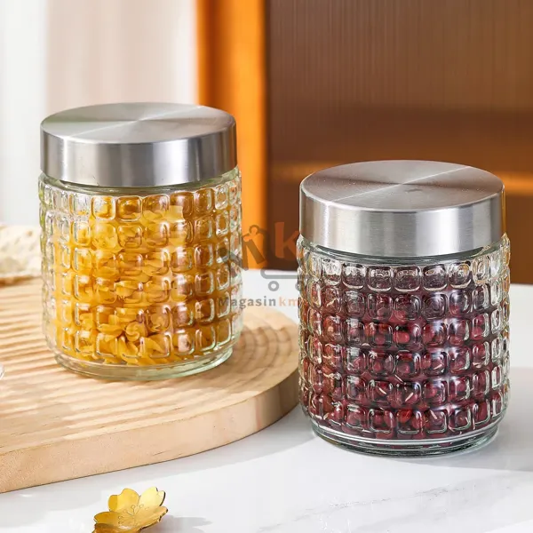 Boîte en verre transparente – 11 cm – Rangement élégant et polyvalent