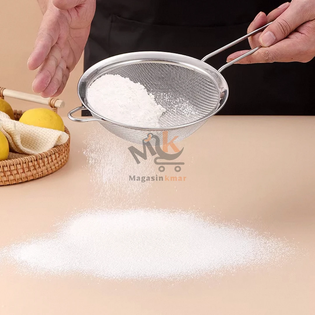 Passoire en acier inoxydable – 22 cm – Égouttage efficace en cuisine