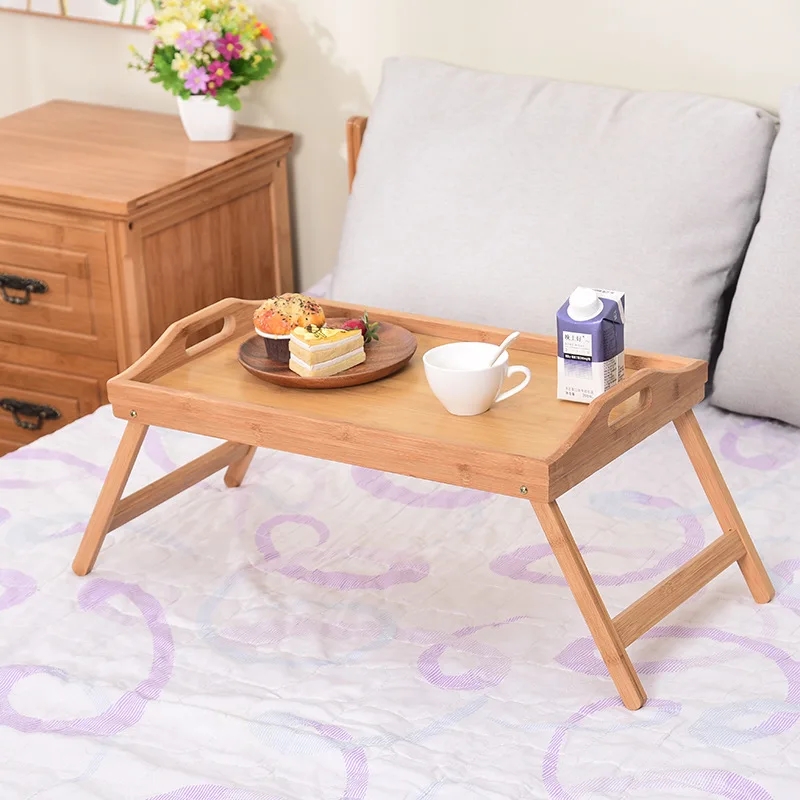 Plateau petit déjeuner pliable en Bois 50/30cm