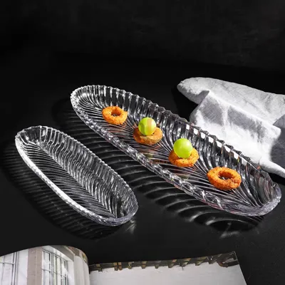 Mini plat de présentation en plexi