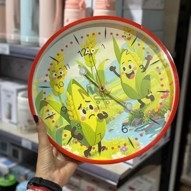 Horloge murale en plastique 29 cm – Décoration pratique pour maison et bureau