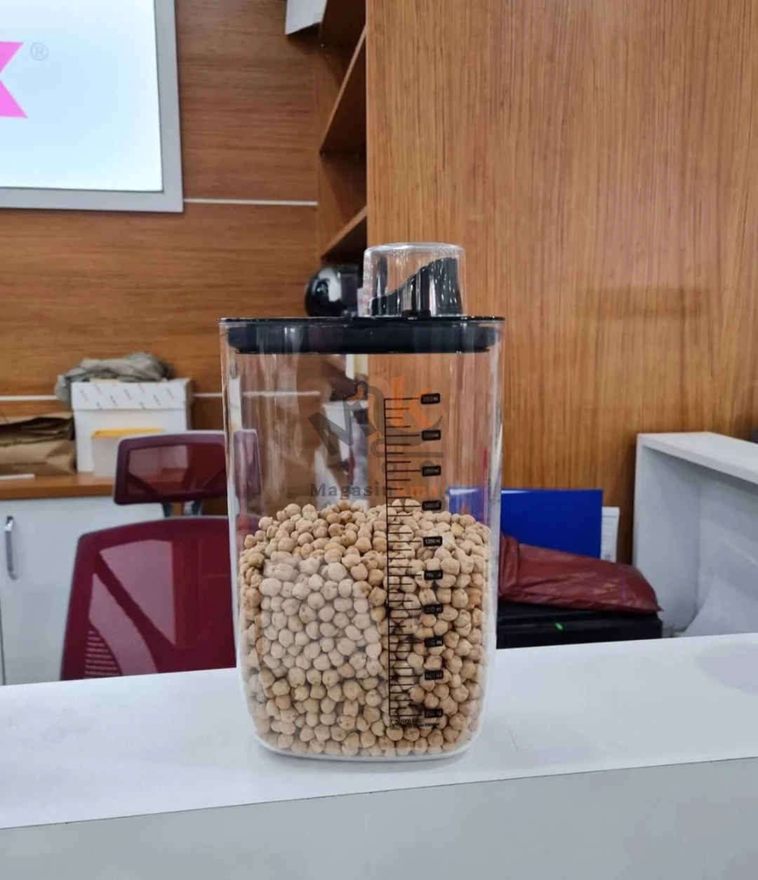 Boîte de conservation alimentaire en plastique – 2100 ml – Hermétique et pratique