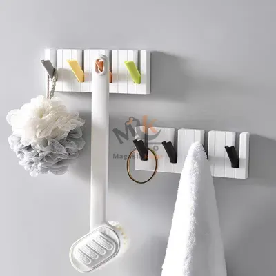 Support mural forme piano en plastique 20 × 8 cm – Organisateur pratique pour maison