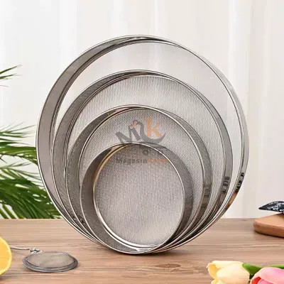 Set de 6 tamis de cuisine en acier – Différentes tailles pour farine et préparation