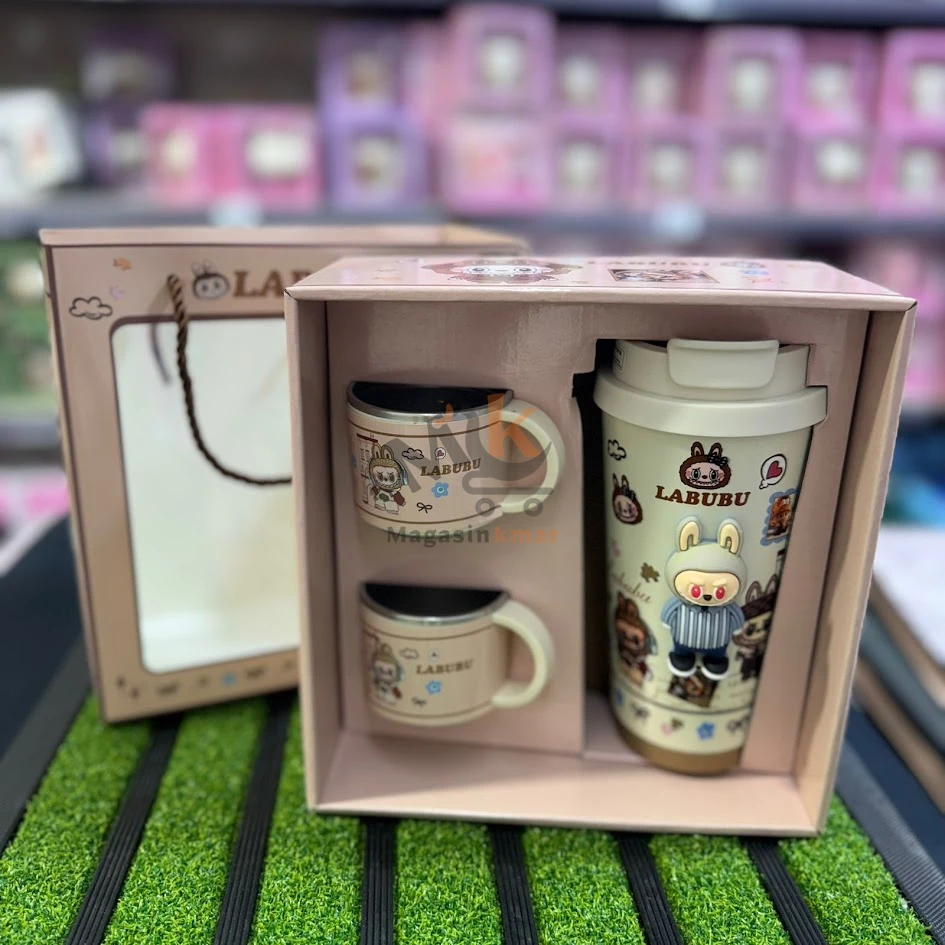 Pack enfant mug avec cuillère, montre et stylo – Idée cadeau