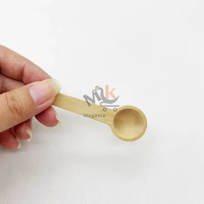 Lot de 6 cuillères en bambou