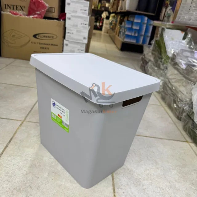 Box de rangement en plastique avec couvercle