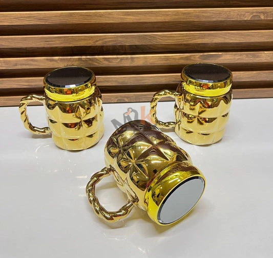 Mug en céramique avec couvercle