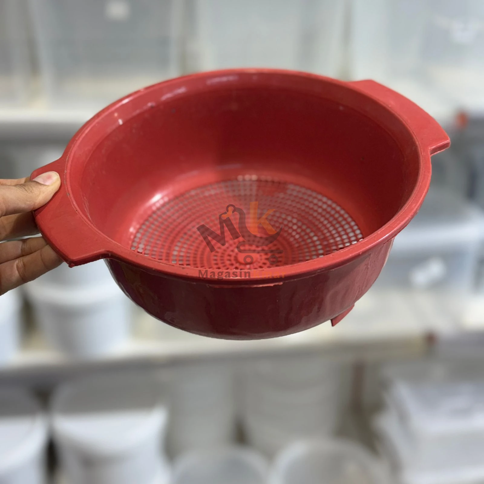 Passoire à légumes en plastique 23 cm – Égouttoir pratique pour cuisine