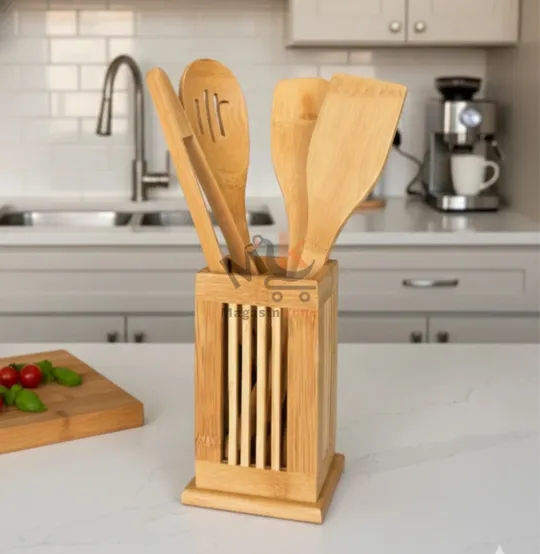 Porte couverts en bois – 15 x 10 cm