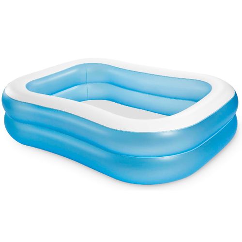 Piscine gonflable avec 2 anneaux -  203 x 152 x 48 cm