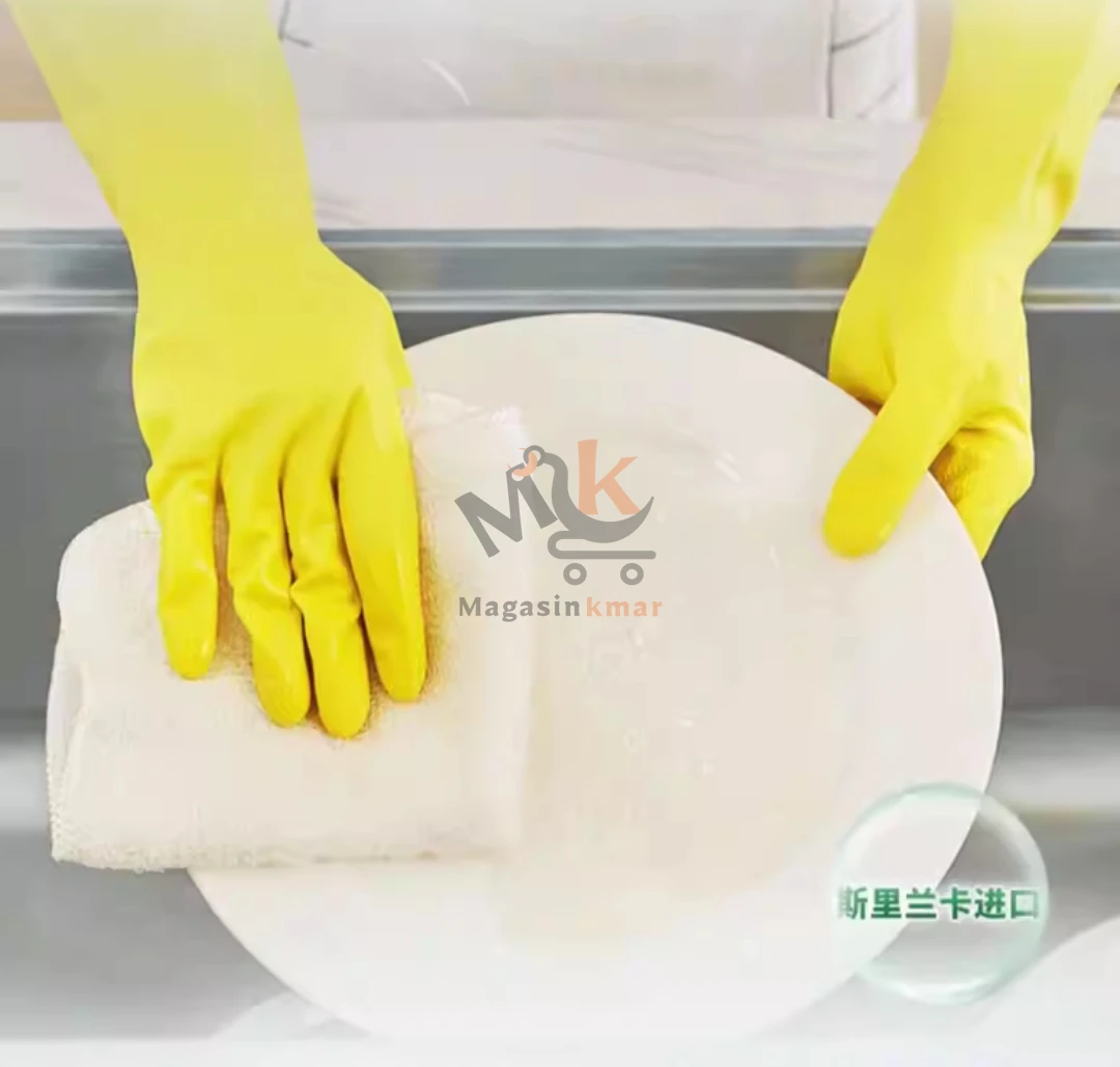 Paire de gants de cuisine – Taille L – Plastique