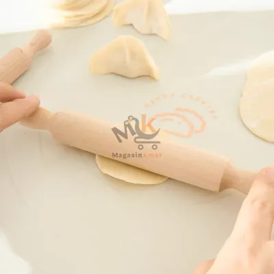 Rouleau à pâtisserie en bois 38 cm – Accessoire indispensable pour pâte et pâtisserie