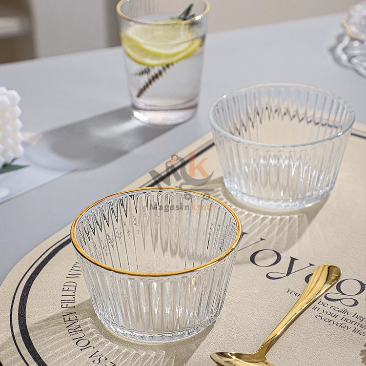 Lot de 4 ramequins en verre  – Idéals pour desserts et sauces