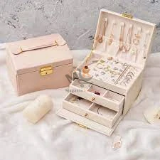 Organisateur d’accessoires en plastique avec tiroir – Rangement pratique 23×17×13 cm