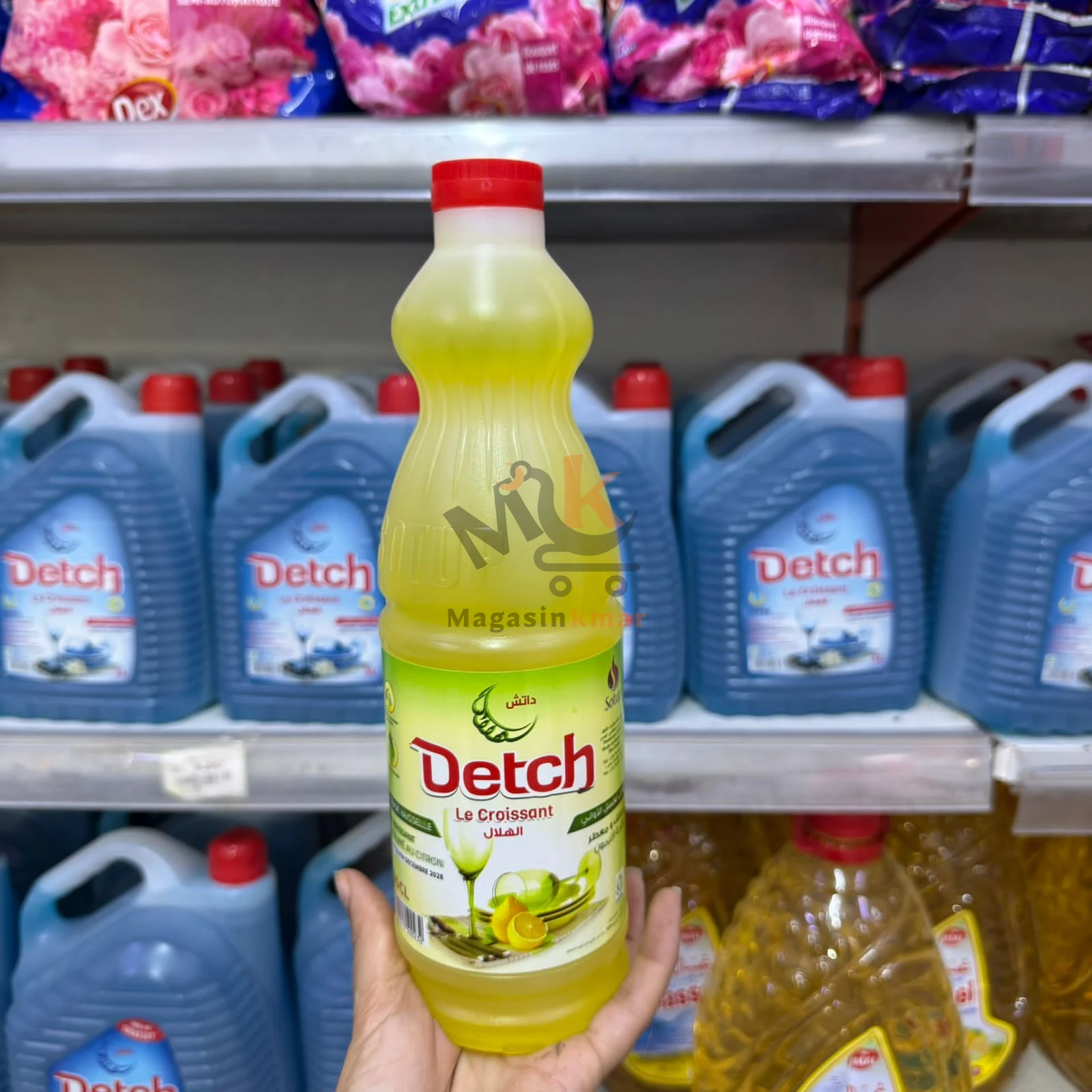 Detch vaisselle jaune bouteille 900ml