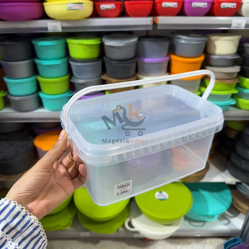 Boîte rectangulaire 3,1 L en plastique – Rangement alimentaire pratique