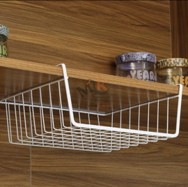 Panier de rangement suspendue en métal