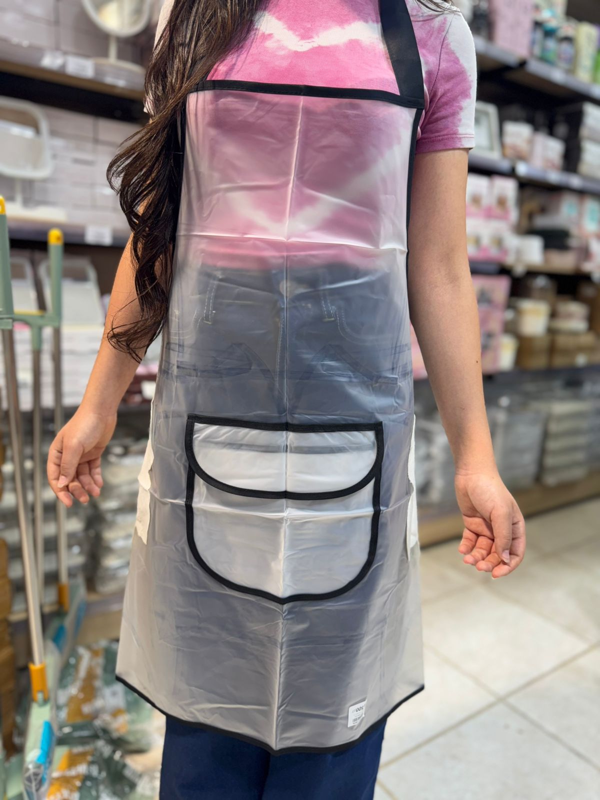 Tablier de cuisine en plastique