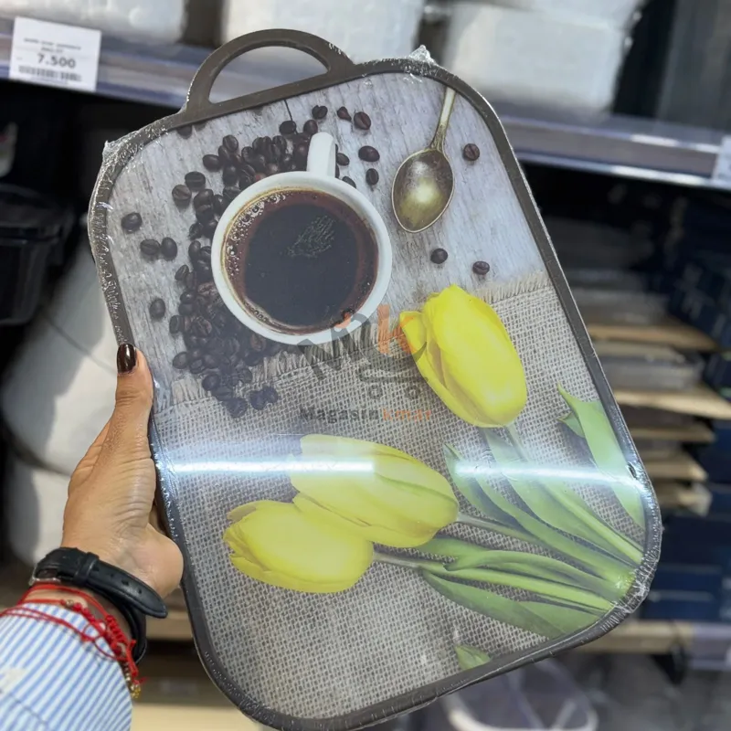 Planche à découper en plastique 33 × 24 cm – Accessoire cuisine pratique et hygiénique