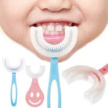 Brosse à dents pour enfant en silicone et plastique – Douce et sécurisée