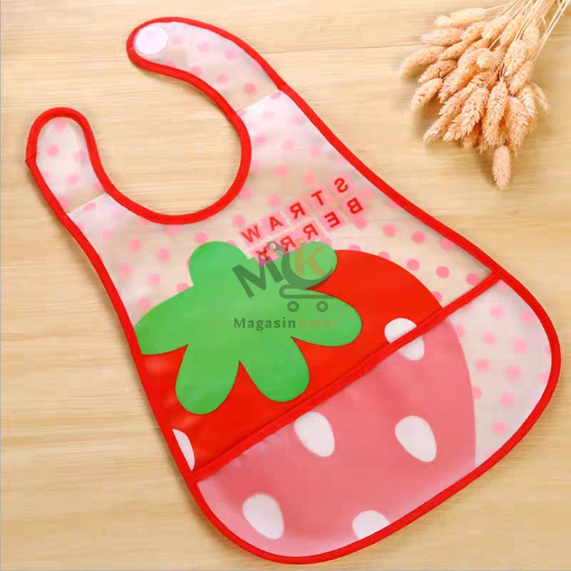 Bavoir bébé en plastique souple – Imperméable et facile à nettoyer