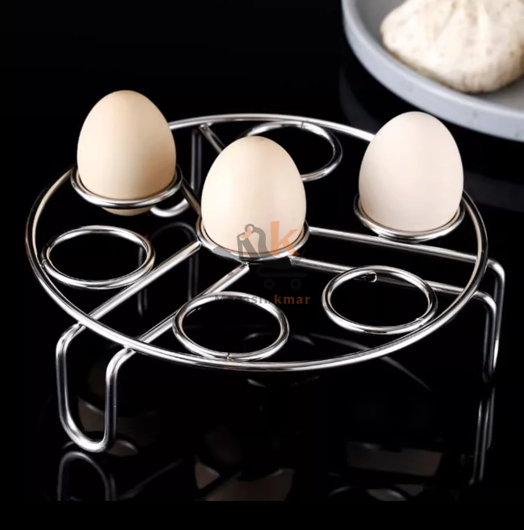 Support à œufs en métal Rond