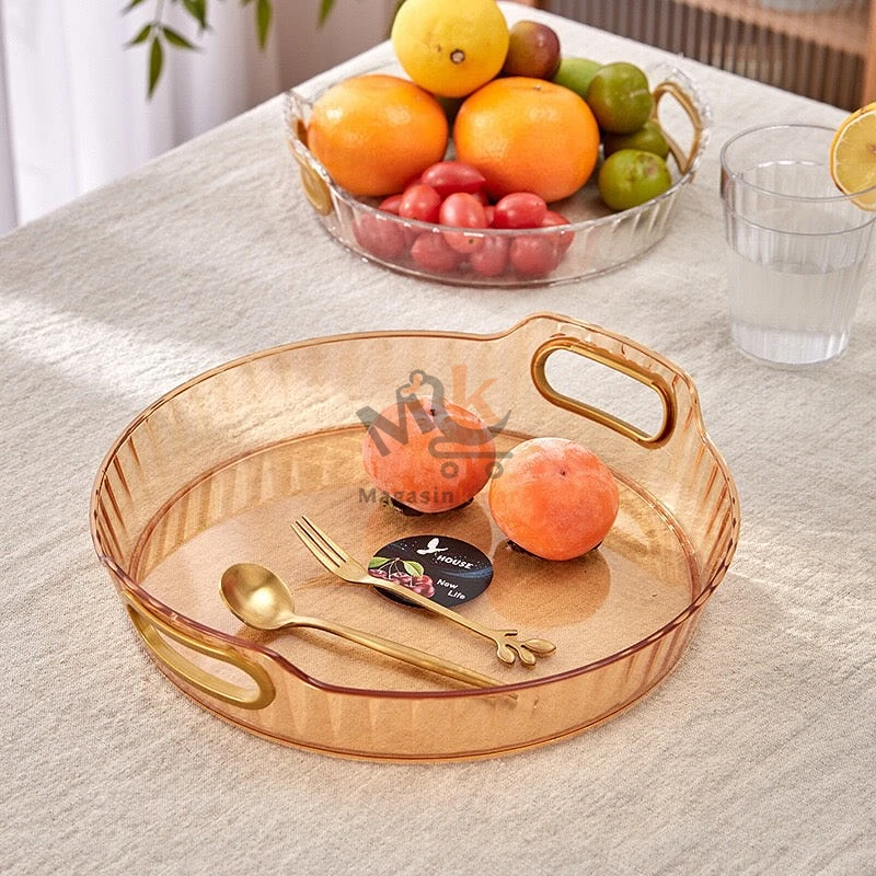 Plateau rectangulaire en plexi –31*21cm – Élégant et pratique