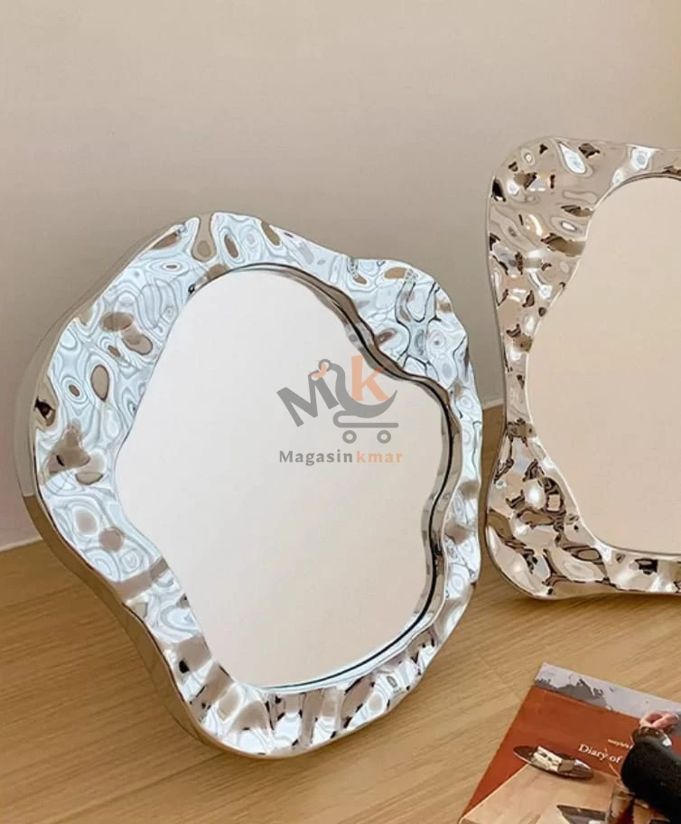 Miroir décoratif bronze élégant