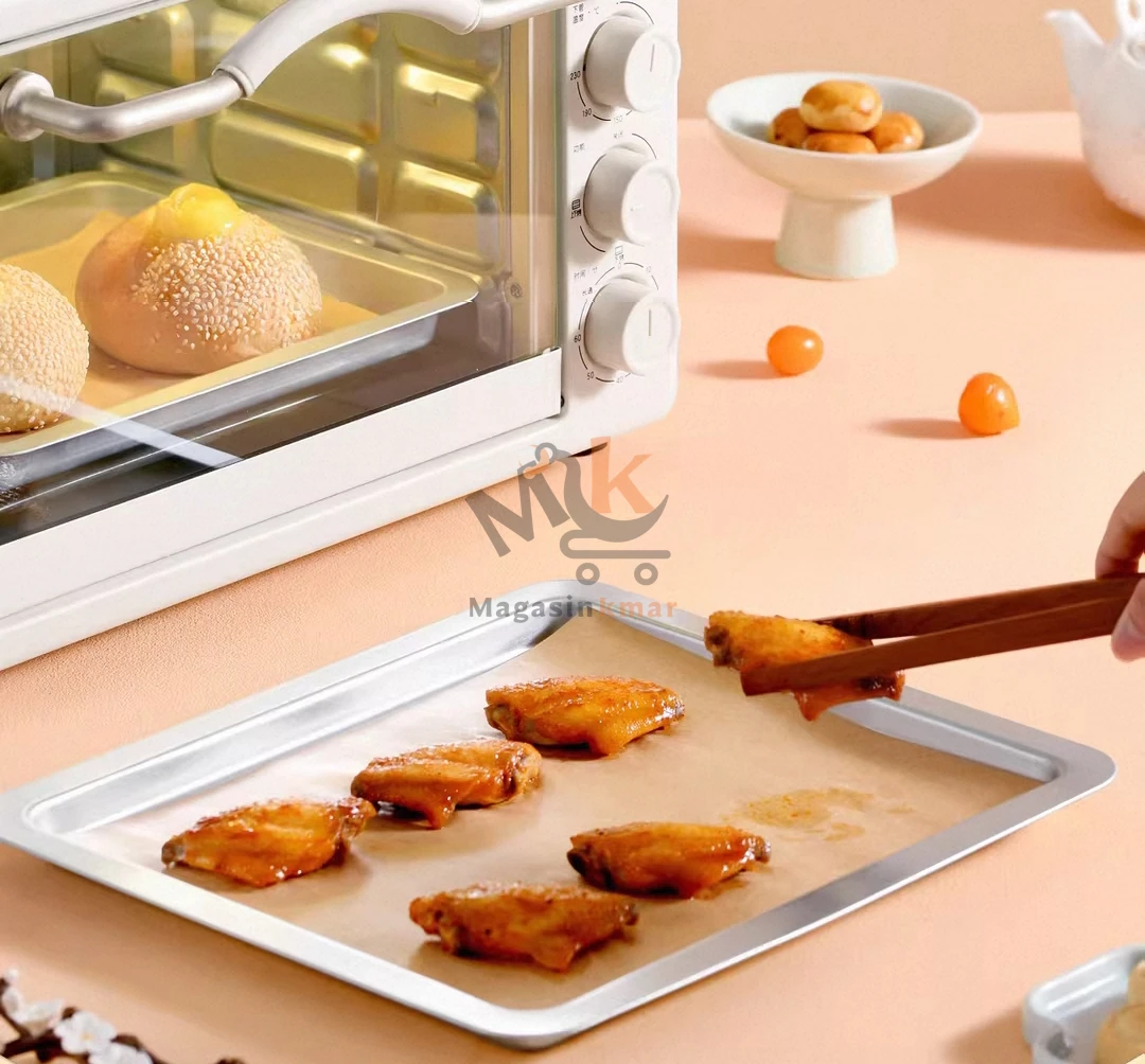 Papier spécial four – Lot de 48 feuilles – 38 x 28 cm