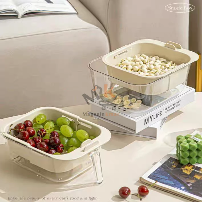 Passoire extensible avec bac en plexi