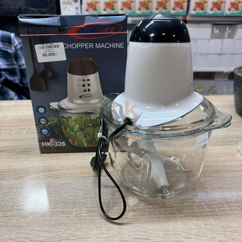 Hachoir électrique avec 4 lames en acier inoxydable