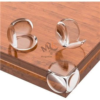 Protège-coin de table en plastique – Sécurité enfant – 4 cm