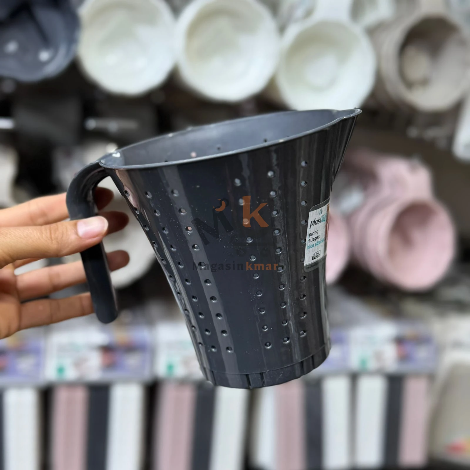 Passoire à riz en plastique  – Égouttoir pratique pour cuisine