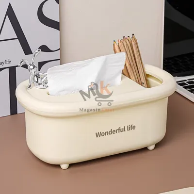 Porte-papier forme jacuzzi en plastique