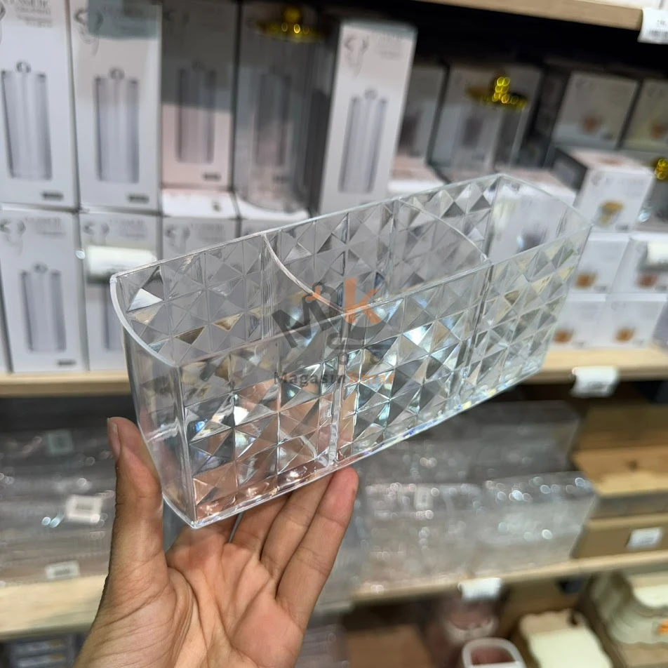 Porte-bijoux en plexi à 3 compartiments – Rangement élégant et transparent