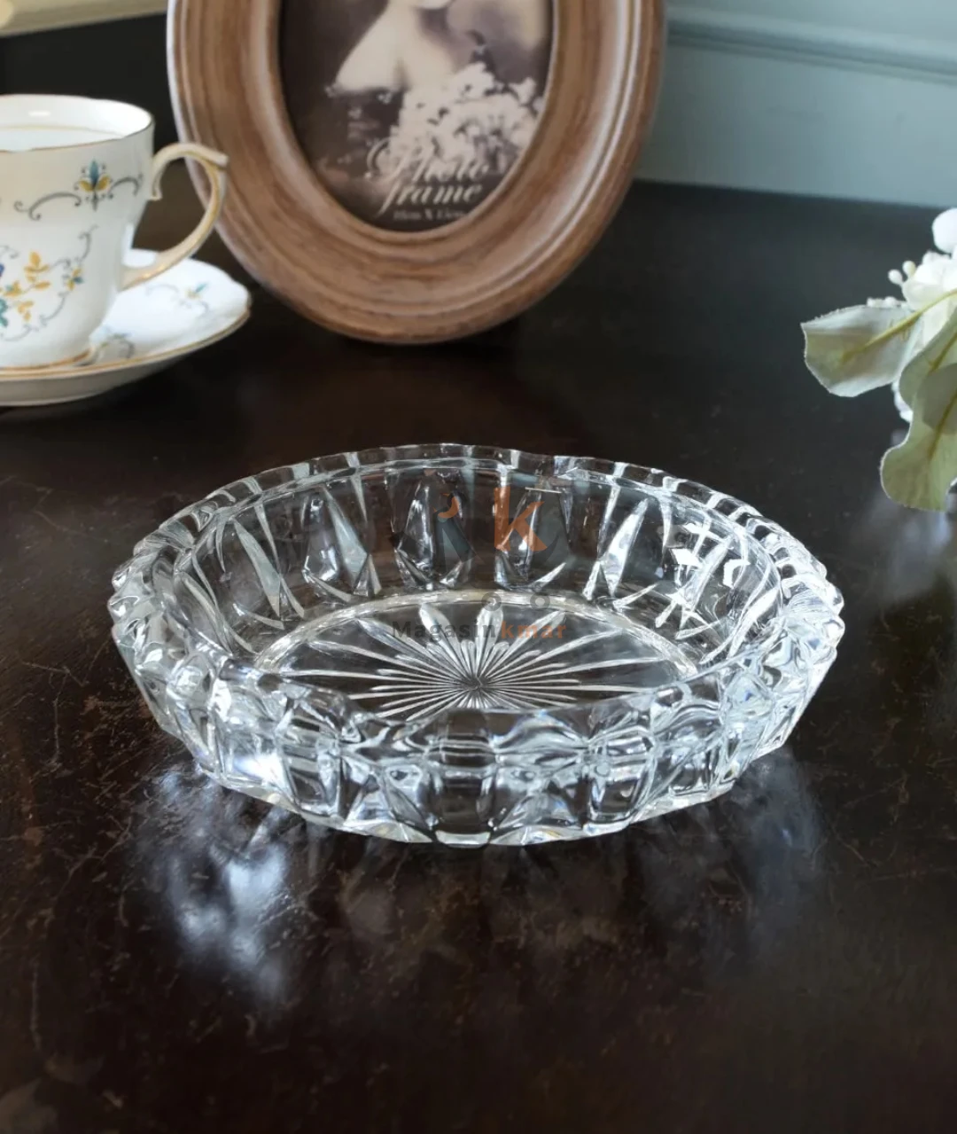 Cendrier en verre transparent – Design simple et élégant