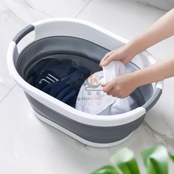 Bassine pliable en silicone alimentaire PP5 sans BPA – Grande capacité gain de place