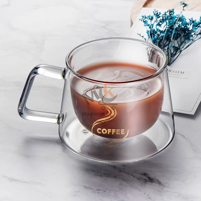 Tasse en verre double paroi