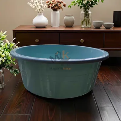 Bassine solide en plastique 20 L – Idéale pour lavage, ménage et usages quotidiens