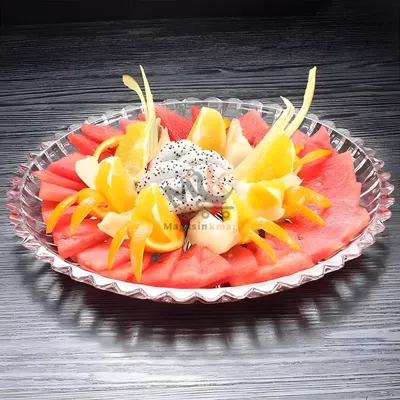 Lot de 4 assiettes à gâteaux en verre – Diamètre 15 cm – Service élégant